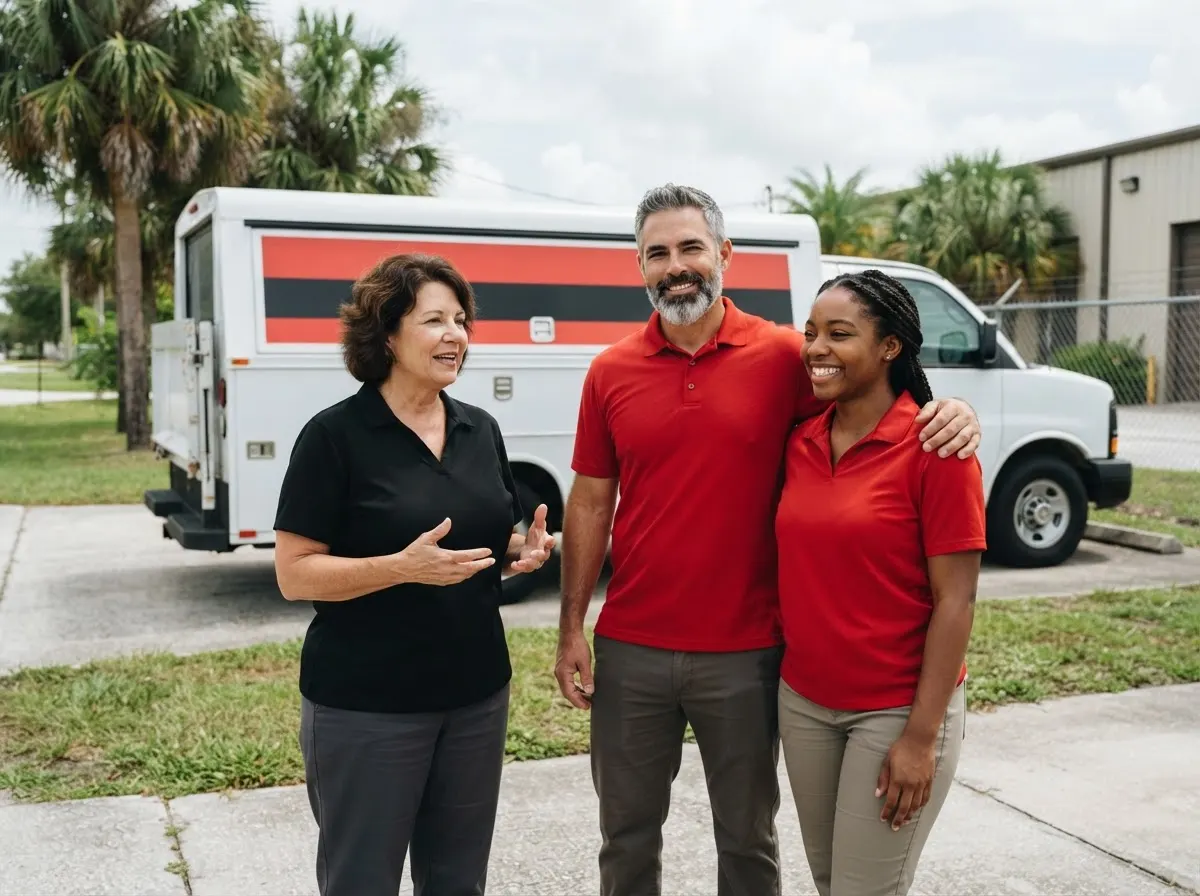 The Kodiak Portable Toilets team, portable toilet rentals in Orlando, FL